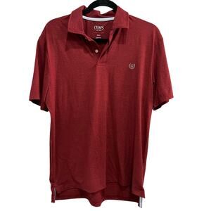 Chap's Men's Maroon Butter Soft Polo Size Medium